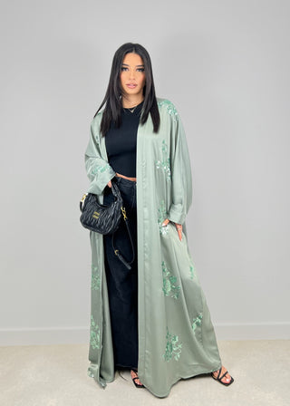 Shoppe nach Kategorie: Pailletten Kimono Mint