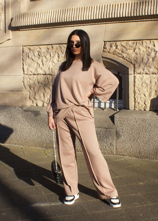 Shoppe nach Kategorie: Oversize Zweiteiler Taupe