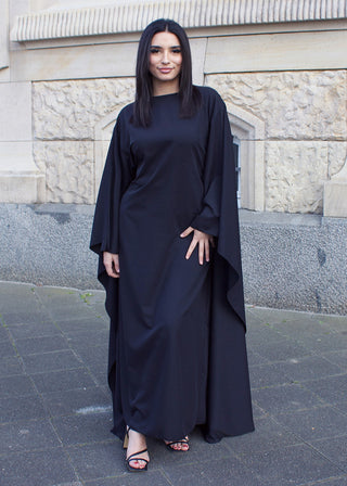 Shoppe nach Kategorie: Taillienbetontes Maxikleid Schwarz